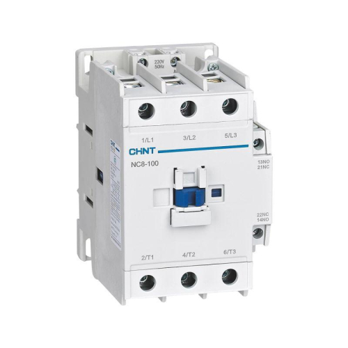 Контактор NC8-100/W 3п 100А кат. 100-250В AC/DC 1НО+1НЗ (R) CHINT 506525