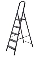 Лестница-стремянка "Компакт" 5 ступ. 6.25кг сталь FIT 65373
