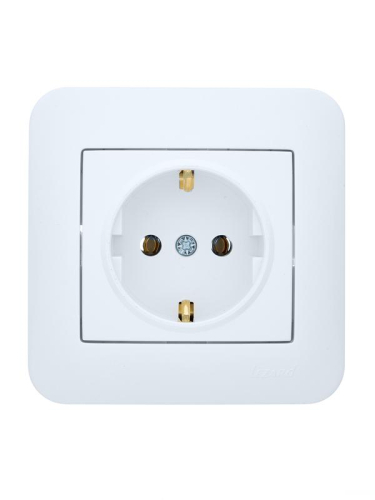 Розетка 1-м СП ASTI 16А IP20 с заземл. термопласт в сборе бел. LEZARD 7081-0202-122B Розетка 1-м СП ASTI 16А IP20 с заземл. термопласт в сборе бел. LEZARD 7081-0202-122B