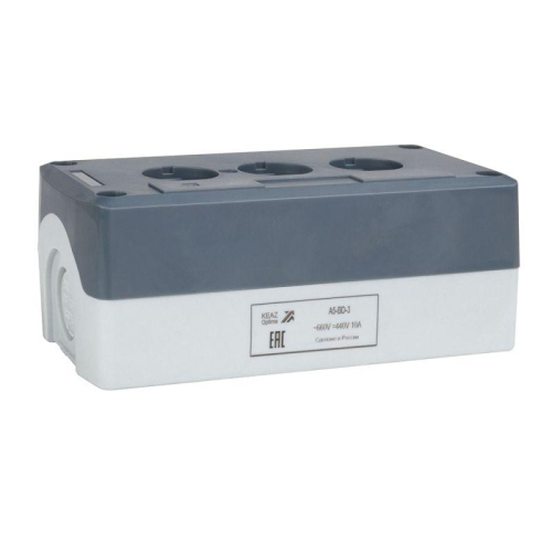 Корпус кнопочного поста OptiSignal D22 A5-BD-3 3 отв XALD03 КЭАЗ 338520 Корпус кнопочного поста OptiSignal D22 A5-BD-3 3 отв XALD03 КЭАЗ 338520